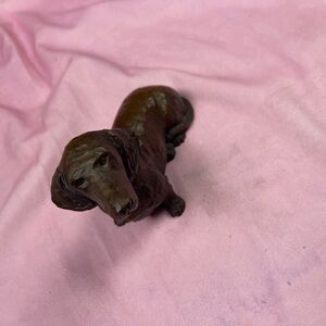 Red Mill Mfg Dachshund Dog Figurine Brown)
